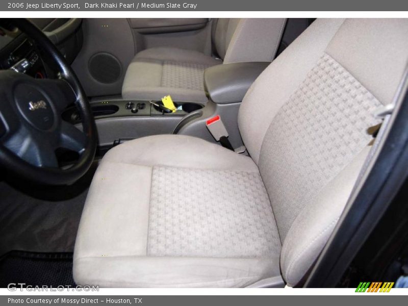 Dark Khaki Pearl / Medium Slate Gray 2006 Jeep Liberty Sport