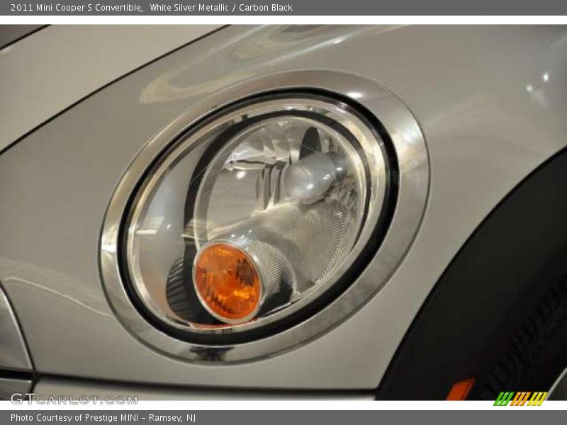 White Silver Metallic / Carbon Black 2011 Mini Cooper S Convertible
