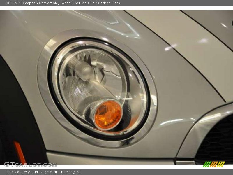 White Silver Metallic / Carbon Black 2011 Mini Cooper S Convertible