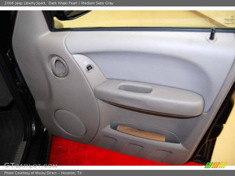 Dark Khaki Pearl / Medium Slate Gray 2006 Jeep Liberty Sport