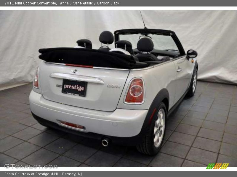 White Silver Metallic / Carbon Black 2011 Mini Cooper Convertible
