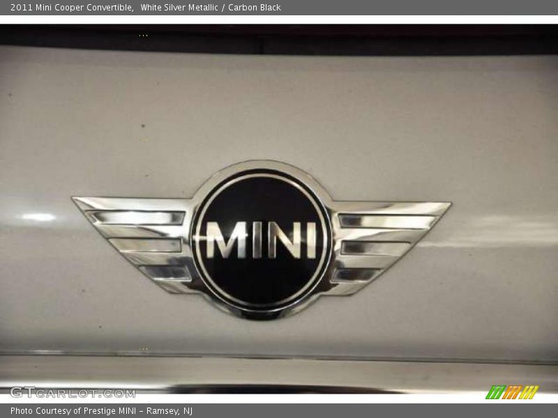 White Silver Metallic / Carbon Black 2011 Mini Cooper Convertible