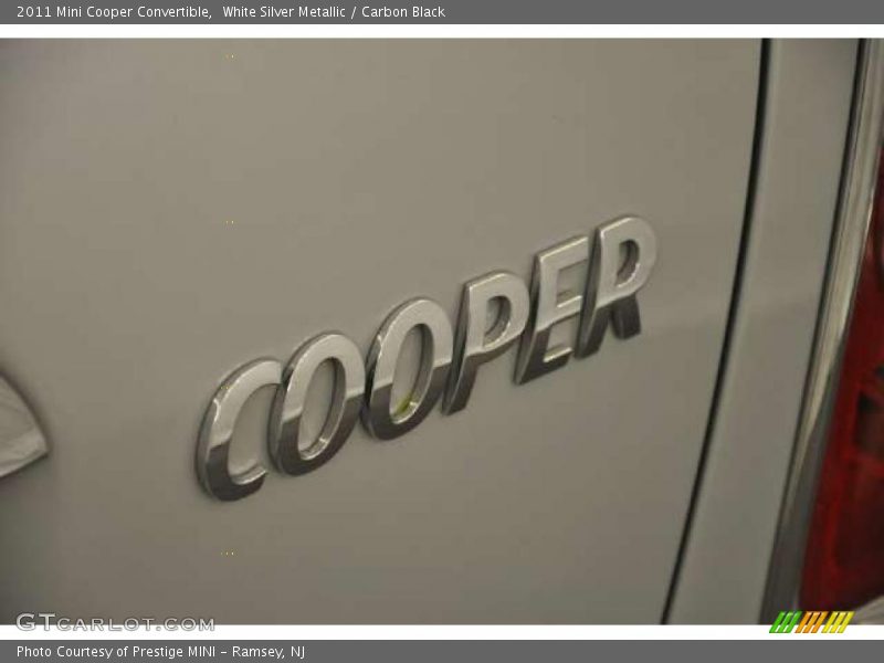 White Silver Metallic / Carbon Black 2011 Mini Cooper Convertible