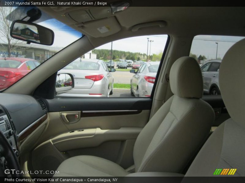 Natural Khaki Green / Beige 2007 Hyundai Santa Fe GLS