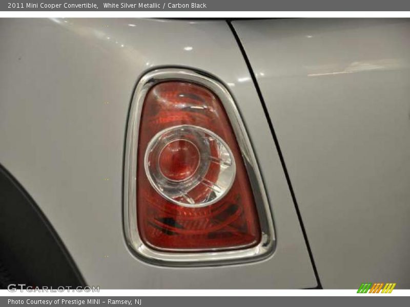 White Silver Metallic / Carbon Black 2011 Mini Cooper Convertible
