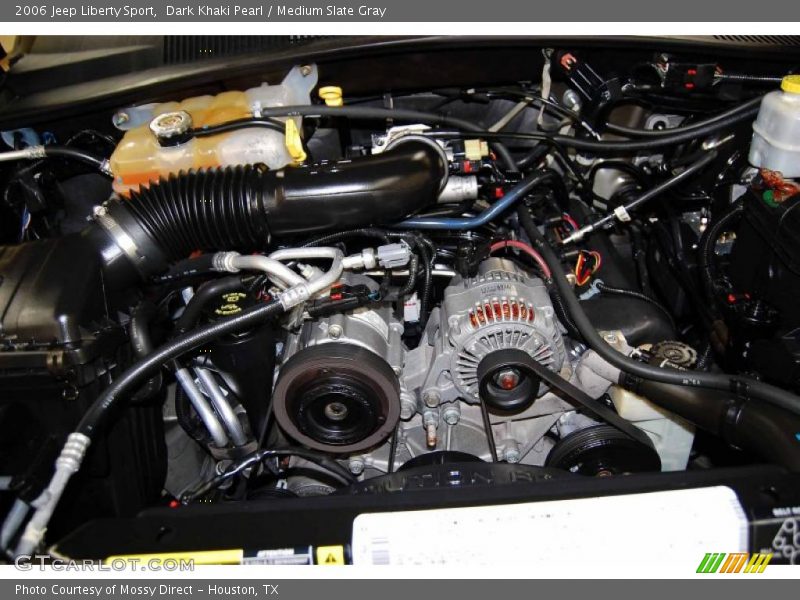 Dark Khaki Pearl / Medium Slate Gray 2006 Jeep Liberty Sport