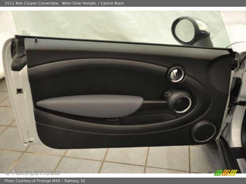 White Silver Metallic / Carbon Black 2011 Mini Cooper Convertible