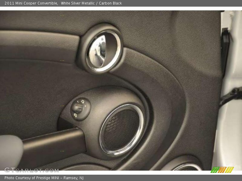 White Silver Metallic / Carbon Black 2011 Mini Cooper Convertible
