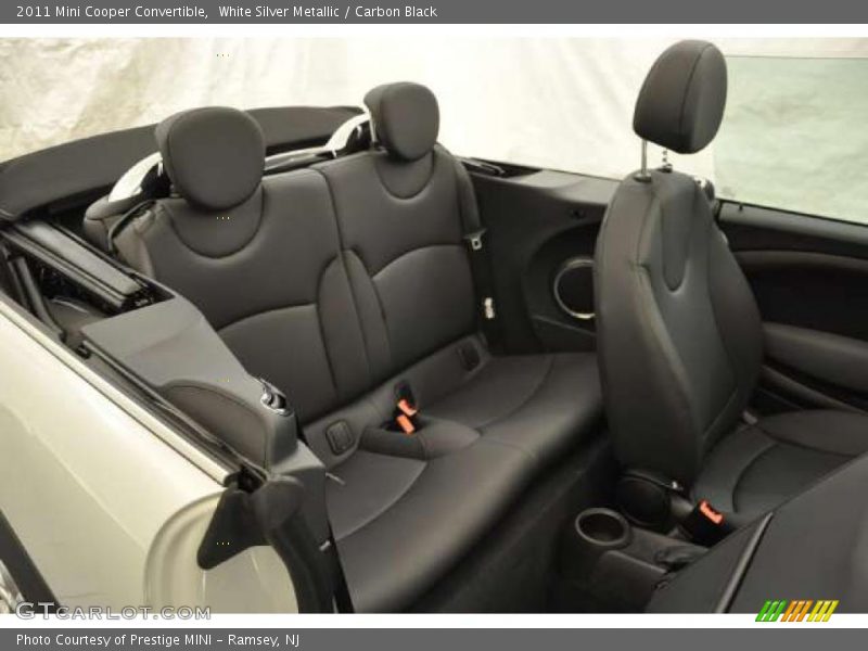 White Silver Metallic / Carbon Black 2011 Mini Cooper Convertible
