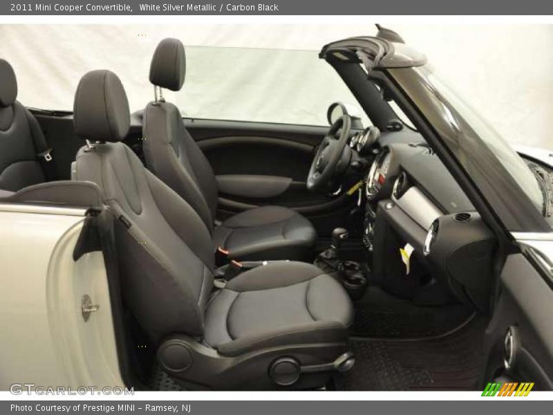 White Silver Metallic / Carbon Black 2011 Mini Cooper Convertible
