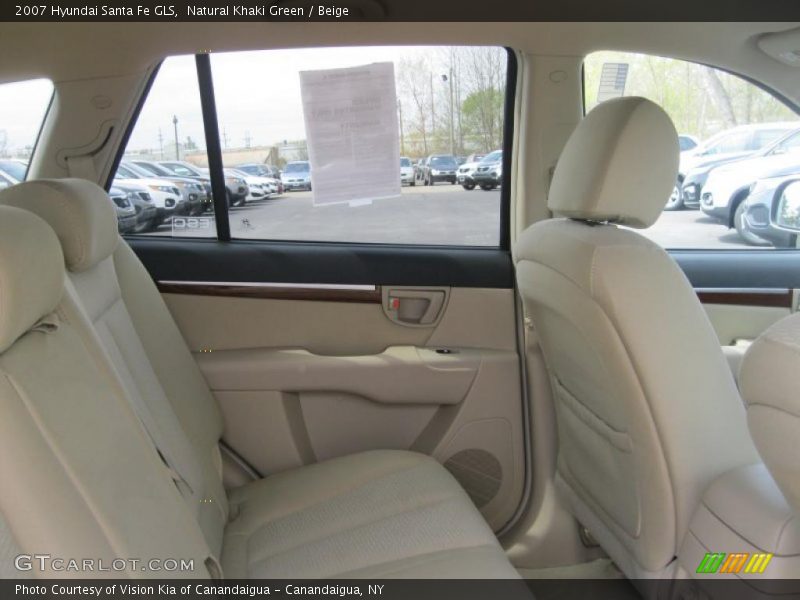 Natural Khaki Green / Beige 2007 Hyundai Santa Fe GLS