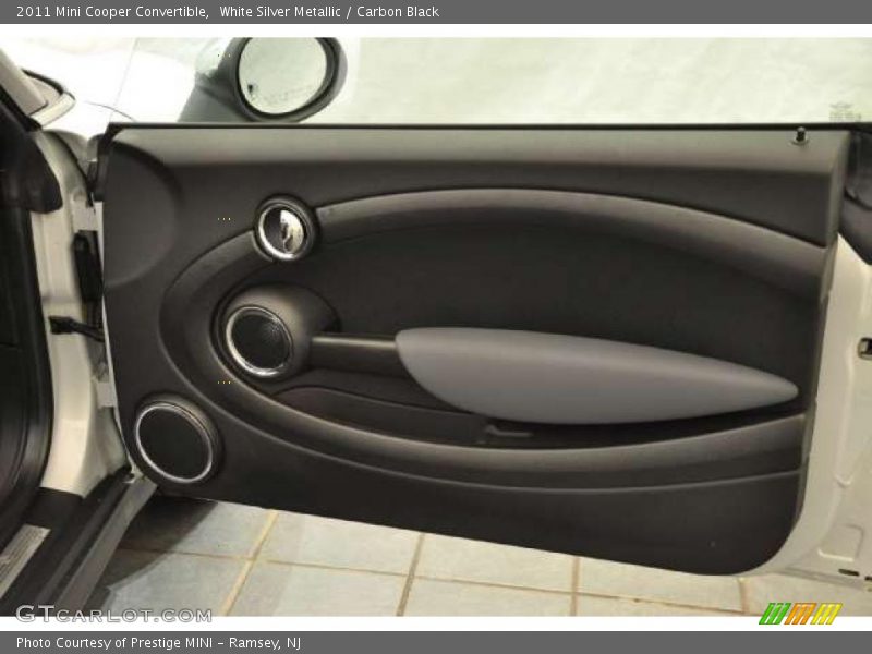 White Silver Metallic / Carbon Black 2011 Mini Cooper Convertible