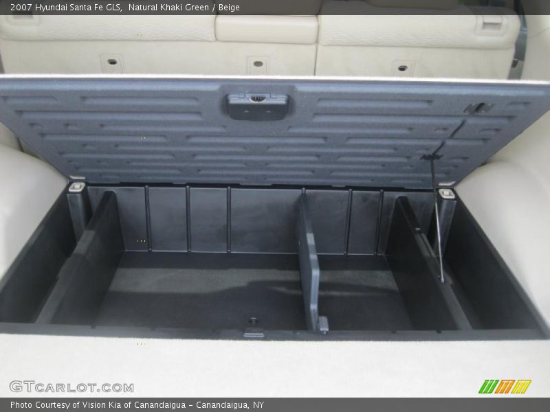 Natural Khaki Green / Beige 2007 Hyundai Santa Fe GLS