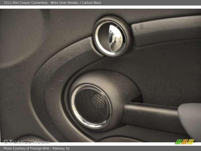 White Silver Metallic / Carbon Black 2011 Mini Cooper Convertible