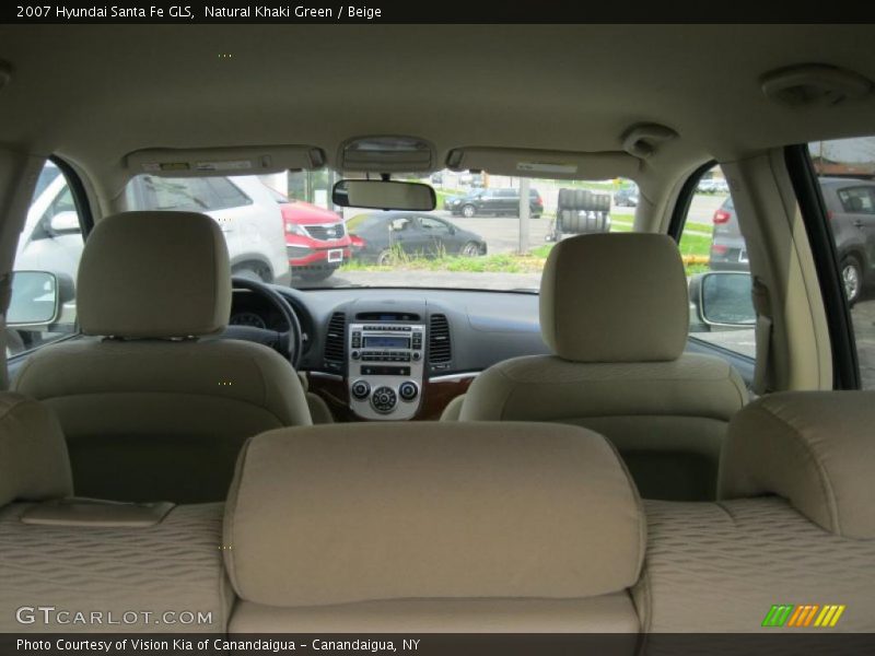 Natural Khaki Green / Beige 2007 Hyundai Santa Fe GLS