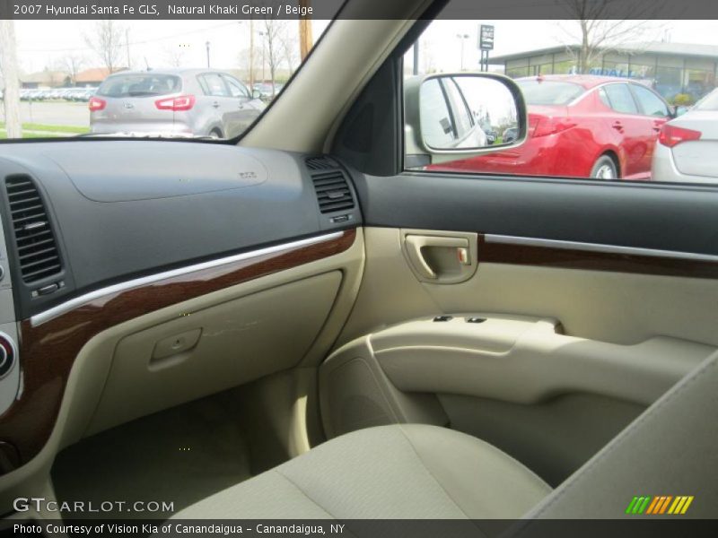 Natural Khaki Green / Beige 2007 Hyundai Santa Fe GLS