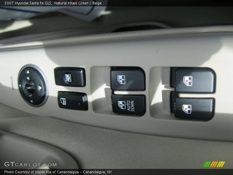 Natural Khaki Green / Beige 2007 Hyundai Santa Fe GLS