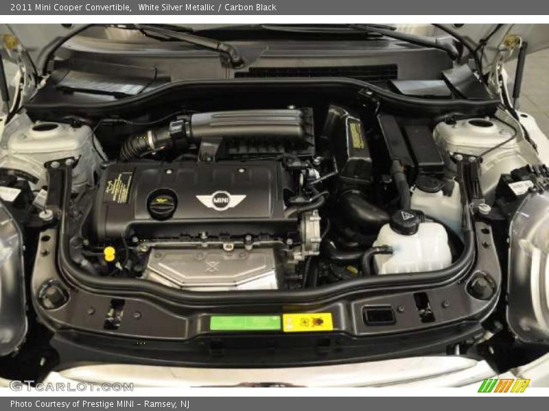White Silver Metallic / Carbon Black 2011 Mini Cooper Convertible