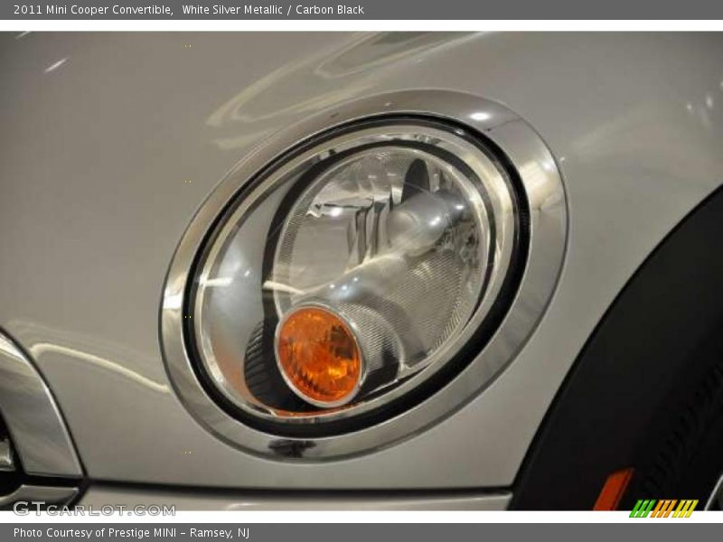 White Silver Metallic / Carbon Black 2011 Mini Cooper Convertible