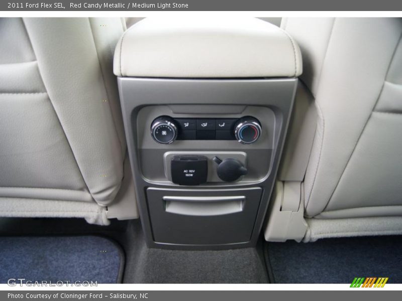 Red Candy Metallic / Medium Light Stone 2011 Ford Flex SEL