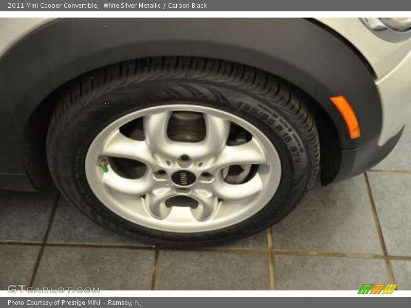 White Silver Metallic / Carbon Black 2011 Mini Cooper Convertible