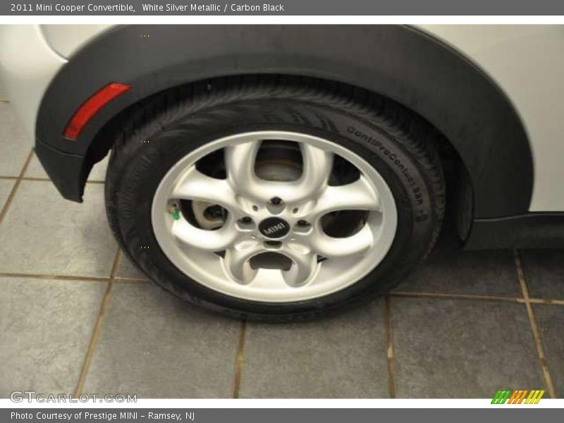 White Silver Metallic / Carbon Black 2011 Mini Cooper Convertible
