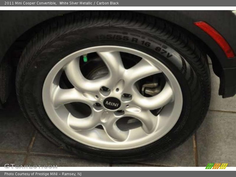 White Silver Metallic / Carbon Black 2011 Mini Cooper Convertible