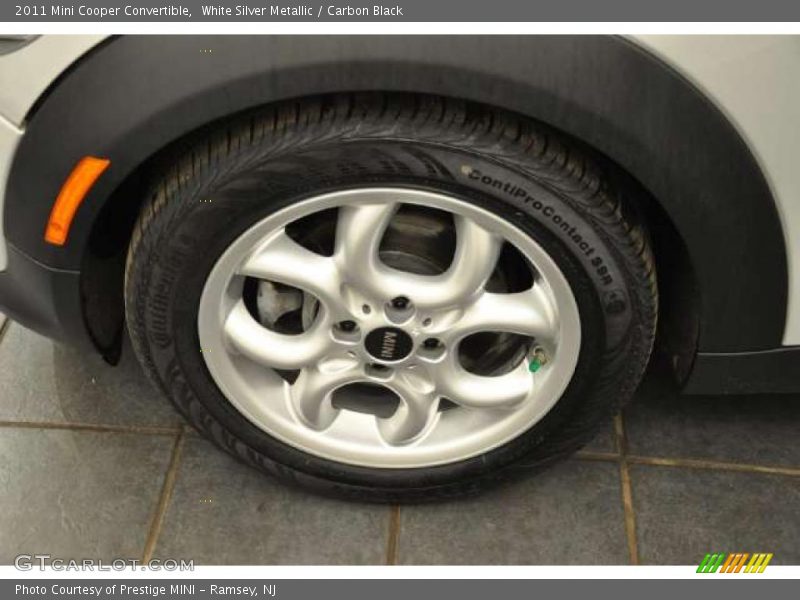 White Silver Metallic / Carbon Black 2011 Mini Cooper Convertible