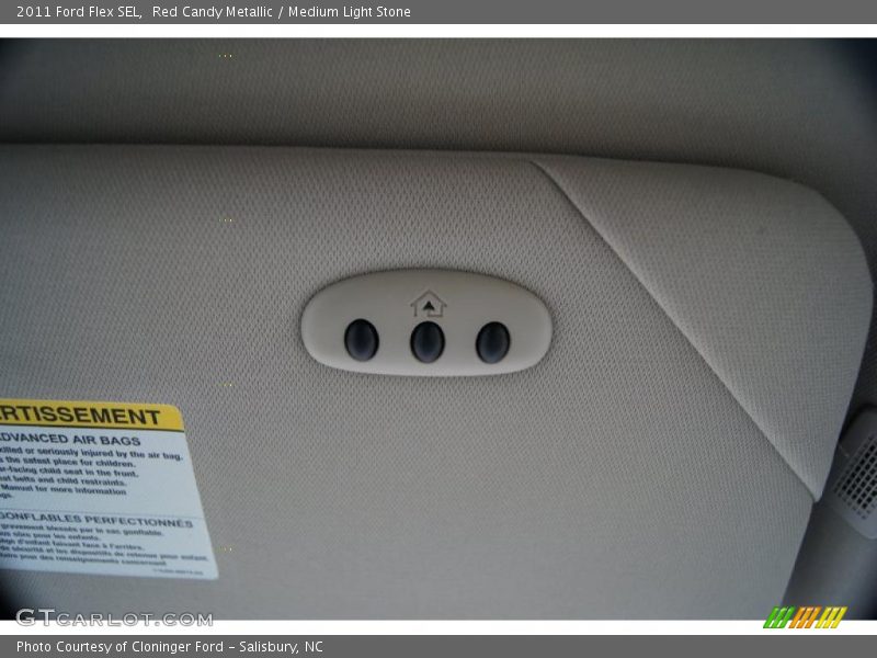 Red Candy Metallic / Medium Light Stone 2011 Ford Flex SEL