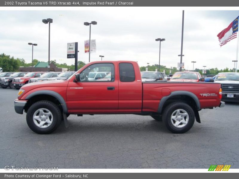  2002 Tacoma V6 TRD Xtracab 4x4 Impulse Red Pearl