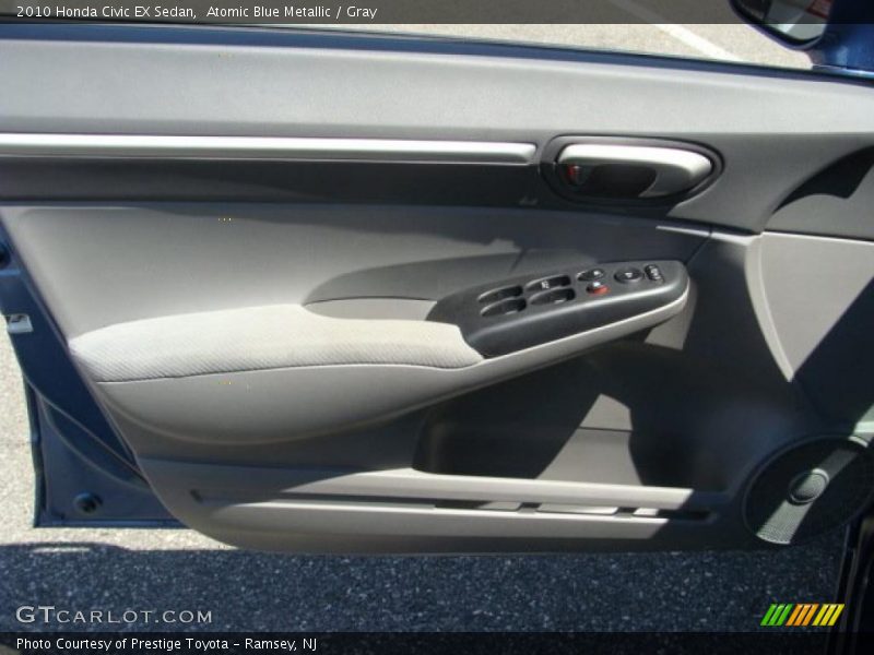 Atomic Blue Metallic / Gray 2010 Honda Civic EX Sedan