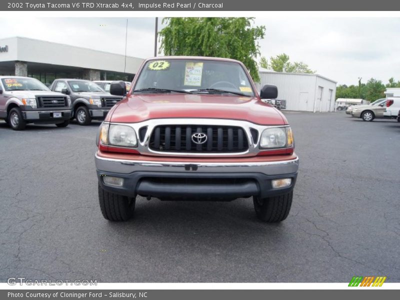 Impulse Red Pearl / Charcoal 2002 Toyota Tacoma V6 TRD Xtracab 4x4
