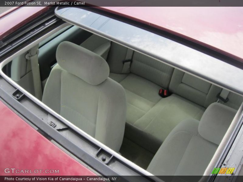 Merlot Metallic / Camel 2007 Ford Fusion SE
