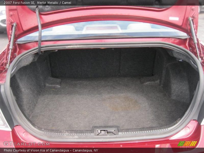 Merlot Metallic / Camel 2007 Ford Fusion SE