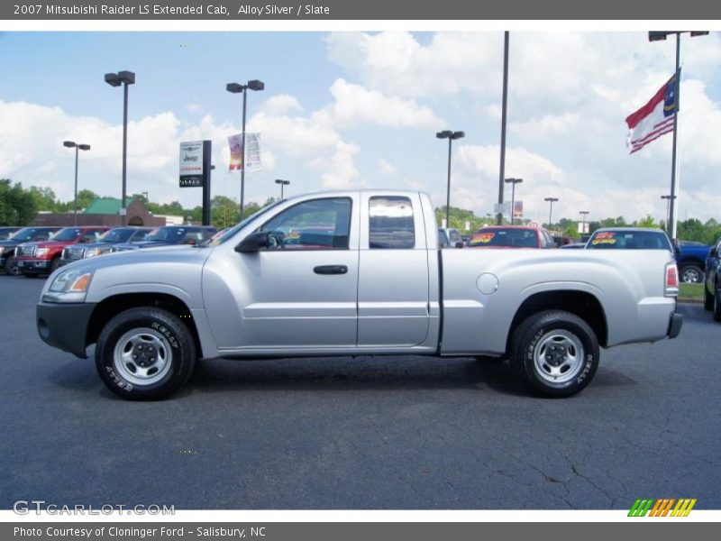 Alloy Silver / Slate 2007 Mitsubishi Raider LS Extended Cab
