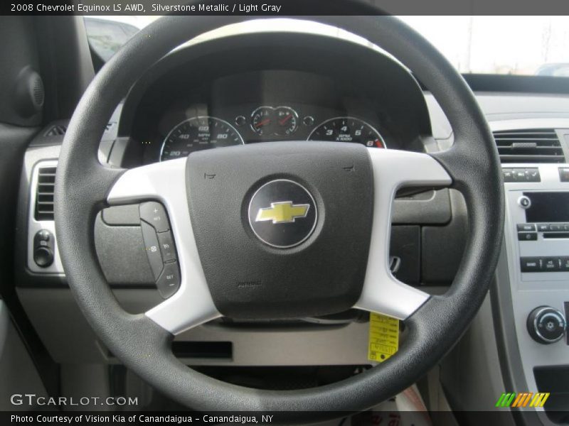 Silverstone Metallic / Light Gray 2008 Chevrolet Equinox LS AWD