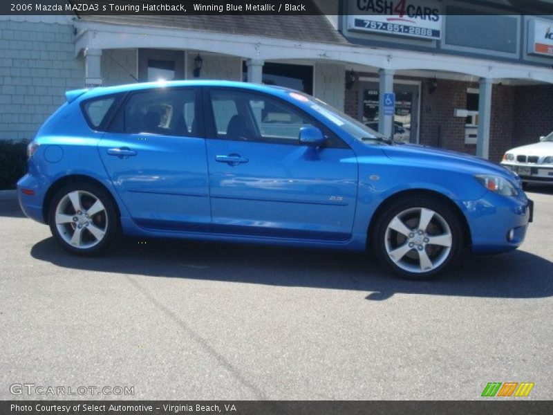 Winning Blue Metallic / Black 2006 Mazda MAZDA3 s Touring Hatchback