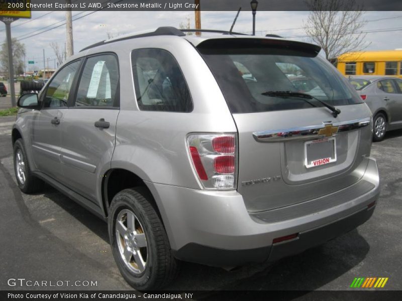 Silverstone Metallic / Light Gray 2008 Chevrolet Equinox LS AWD