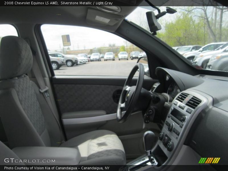 Silverstone Metallic / Light Gray 2008 Chevrolet Equinox LS AWD