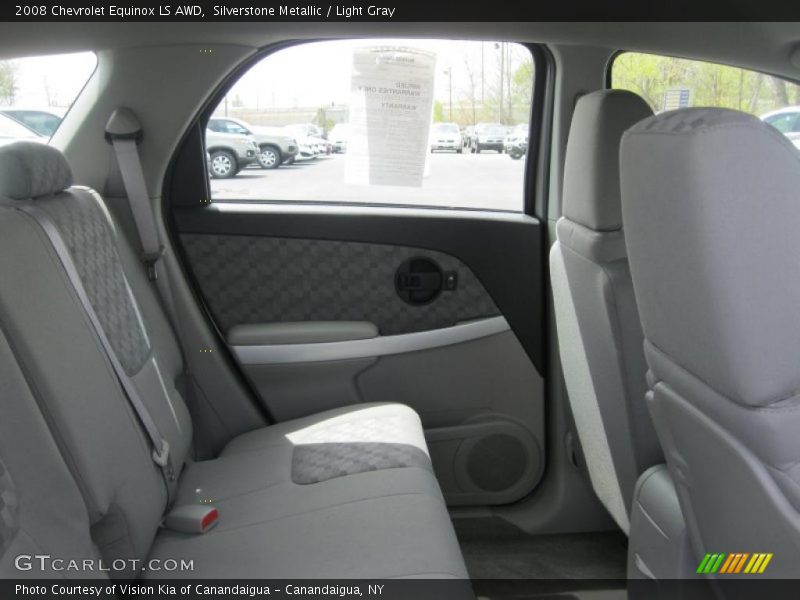 Silverstone Metallic / Light Gray 2008 Chevrolet Equinox LS AWD