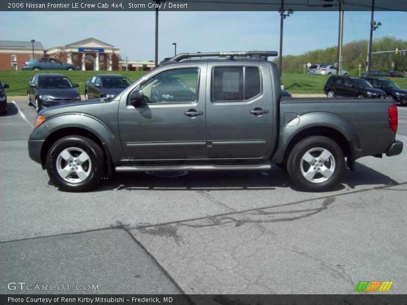 Storm Gray / Desert 2006 Nissan Frontier LE Crew Cab 4x4