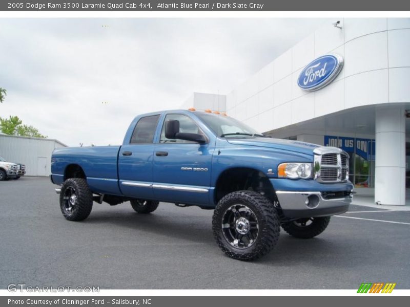  2005 Ram 3500 Laramie Quad Cab 4x4 Atlantic Blue Pearl