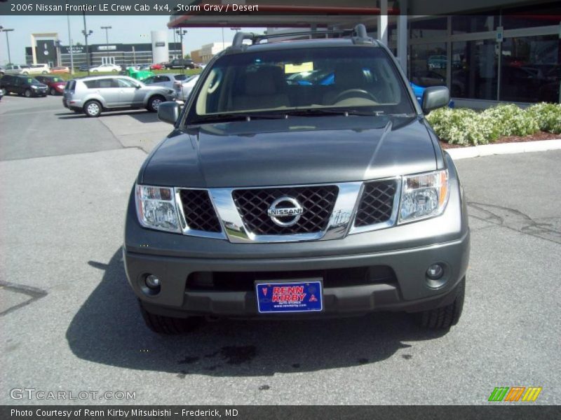 Storm Gray / Desert 2006 Nissan Frontier LE Crew Cab 4x4