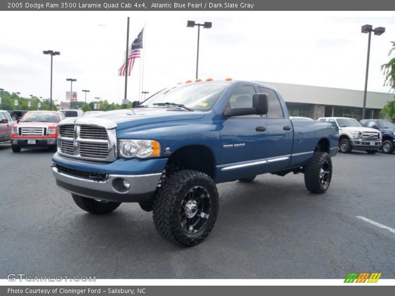 Front 3/4 View of 2005 Ram 3500 Laramie Quad Cab 4x4