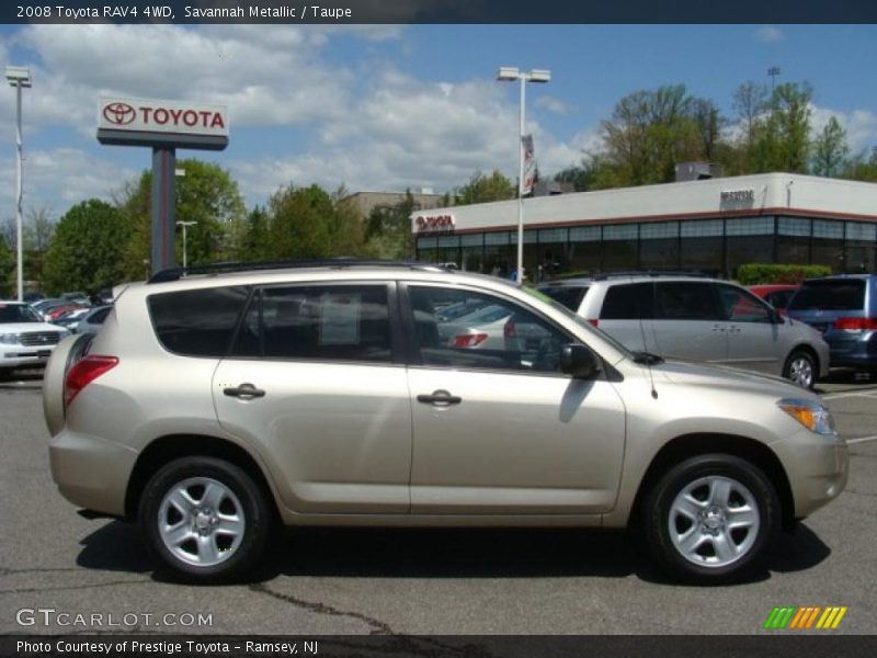 Savannah Metallic / Taupe 2008 Toyota RAV4 4WD