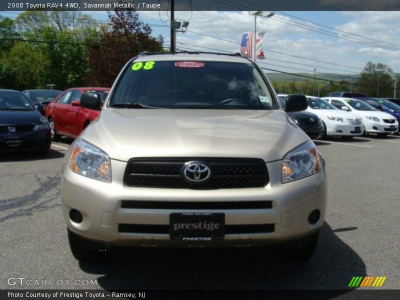 Savannah Metallic / Taupe 2008 Toyota RAV4 4WD