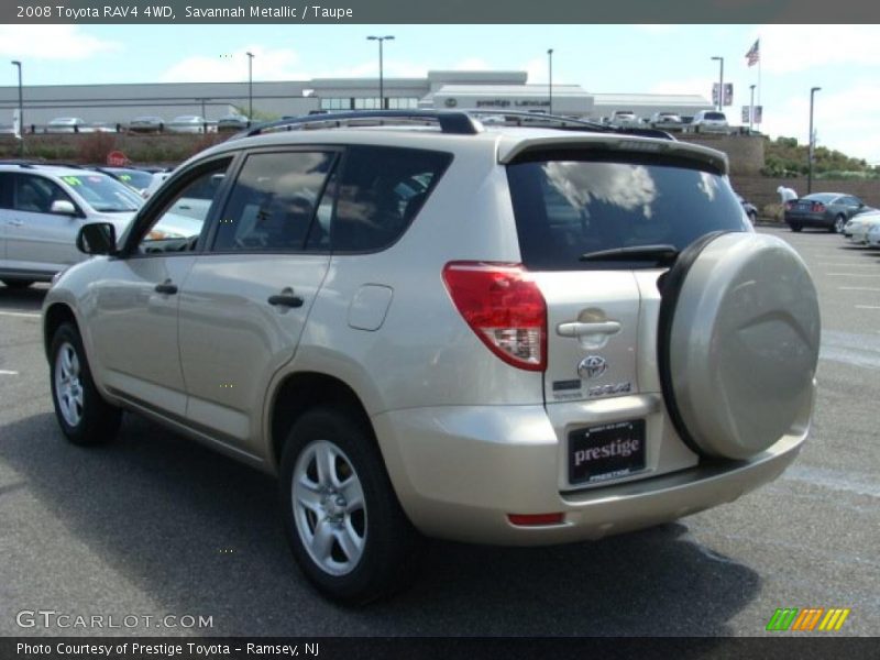 Savannah Metallic / Taupe 2008 Toyota RAV4 4WD