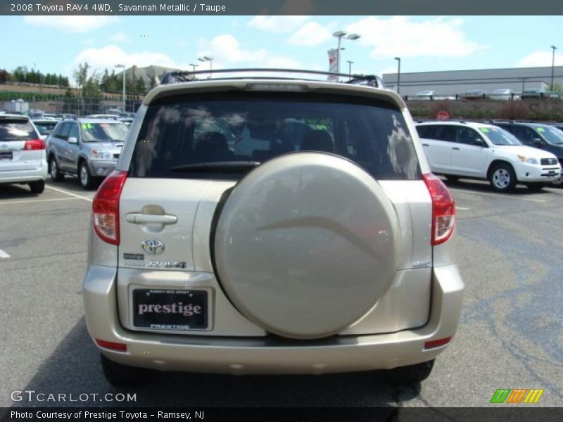 Savannah Metallic / Taupe 2008 Toyota RAV4 4WD