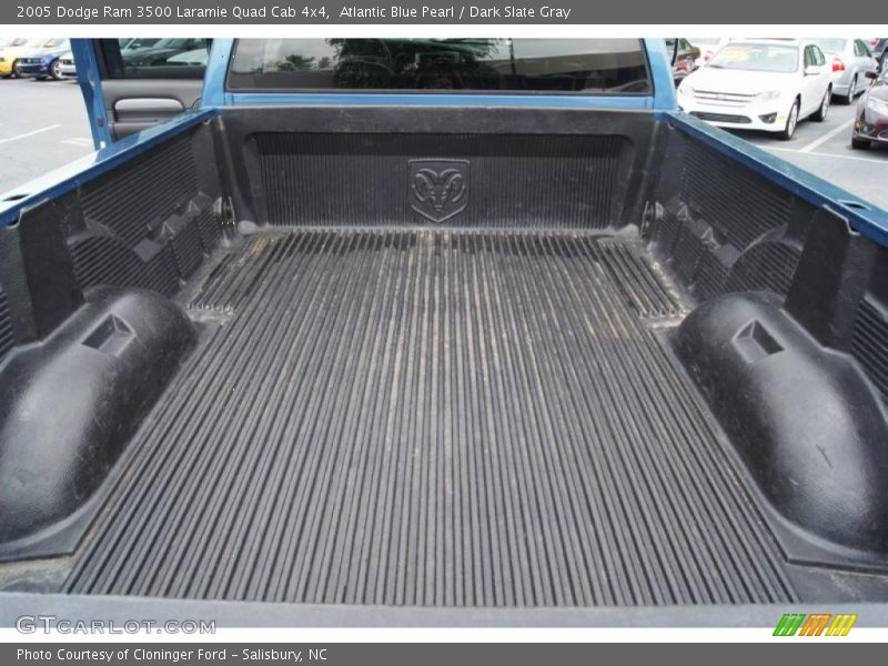 Atlantic Blue Pearl / Dark Slate Gray 2005 Dodge Ram 3500 Laramie Quad Cab 4x4