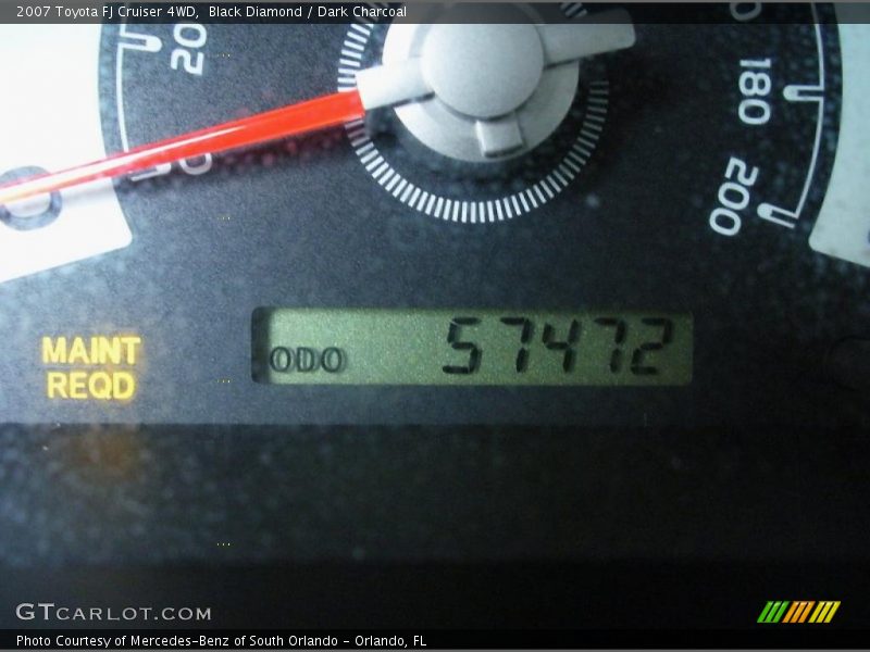 Black Diamond / Dark Charcoal 2007 Toyota FJ Cruiser 4WD